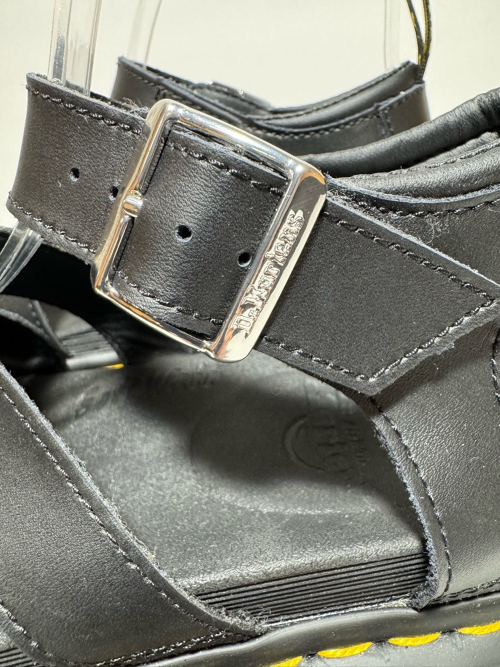 Dr. Martens Blaire Hydro
Leather Gladiator Sandal Black Size 7 - Picture 11 of 15